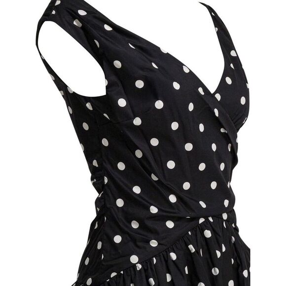 SELF-PORTRAIT Guipure Lace Midi Dress Women BLACK Dresses - Picture 5 of 5